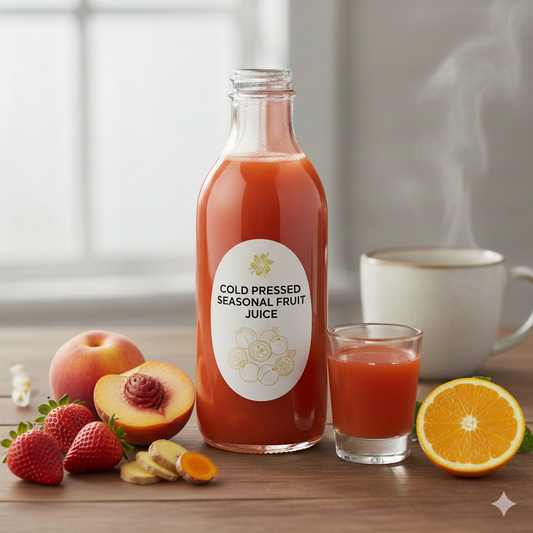 Cold pressed seasonal fruit juice 250 ml