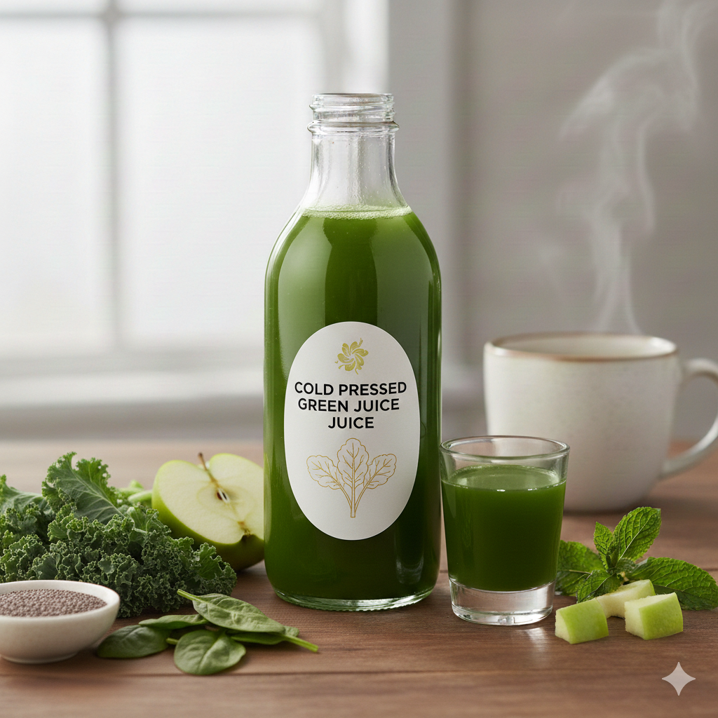 Cold pressed green juice 250 ml