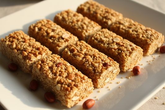 Peanut Sesame Bars